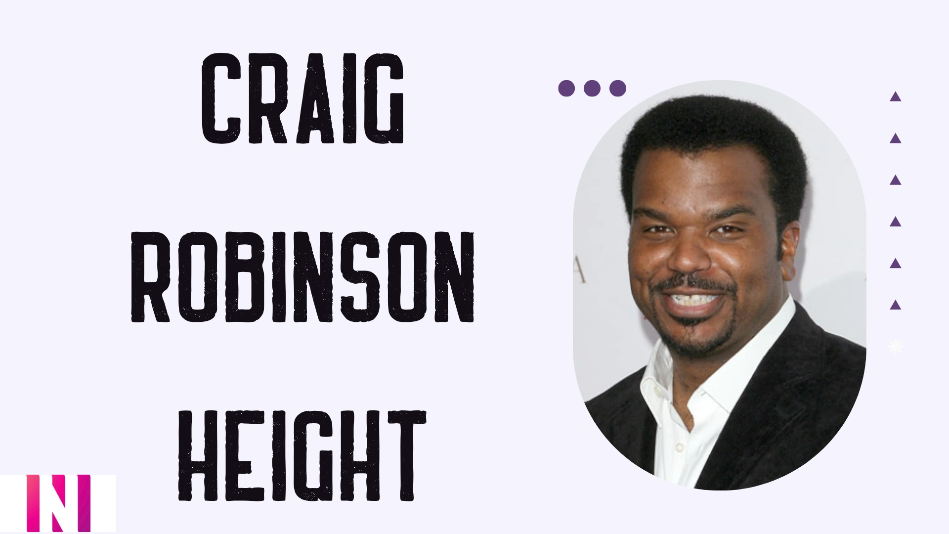 Craig Robinson Height